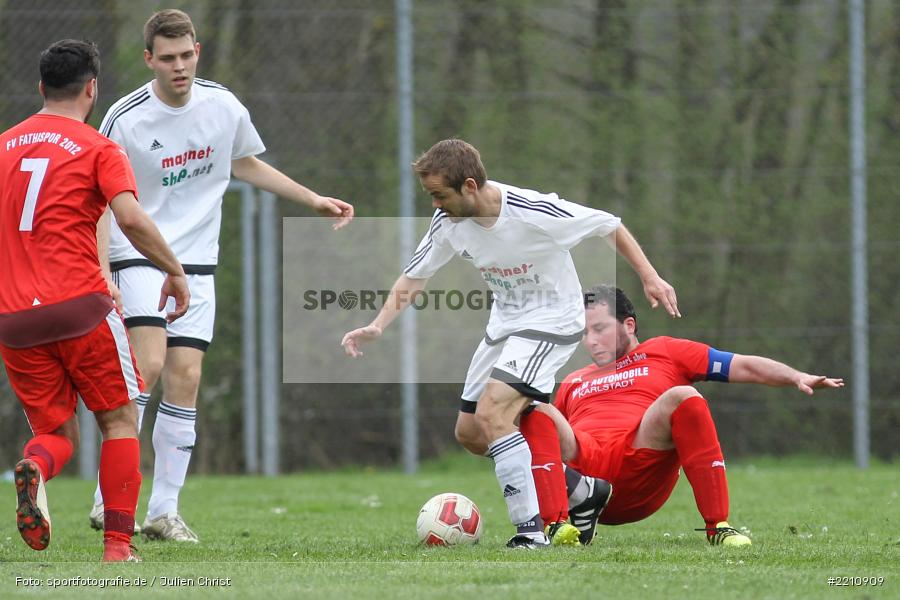 Adnene Elouaer, Markus Klüpfel, 15.04.2018, Kreisklasse Würzburg, SV-DJK Wombach, FV Fatihspor Karlstadt - Bild-ID: 2210909