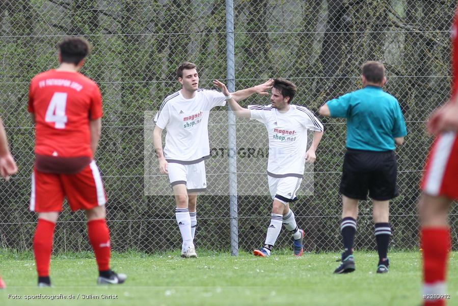 Jan Ullrich, Felix Hübner, 15.04.2018, Kreisklasse Würzburg, SV-DJK Wombach, FV Fatihspor Karlstadt - Bild-ID: 2210912