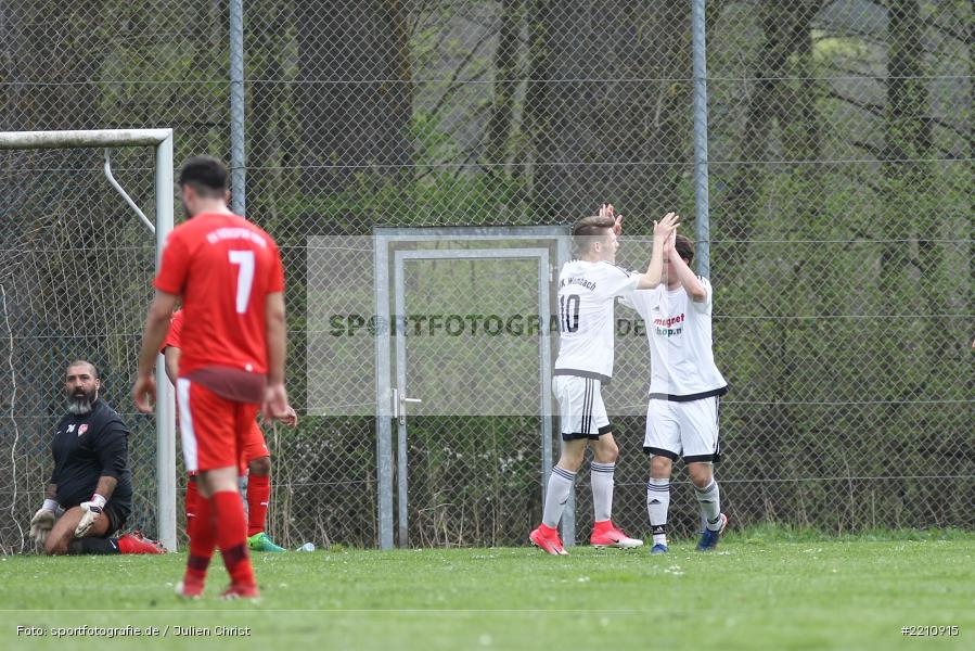 Niklas Heilig, Felix Hübner, 15.04.2018, Kreisklasse Würzburg, SV-DJK Wombach, FV Fatihspor Karlstadt - Bild-ID: 2210915