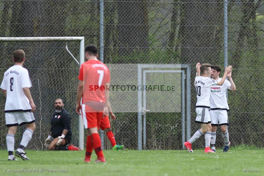 Ismail Yildrim, Niklas Heilig, 15.04.2018, Kreisklasse Würzburg, SV-DJK Wombach, FV Fatihspor Karlstadt - Bild-ID: 2210920