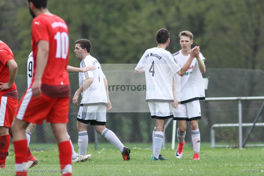 Janik Hoffmann, Niklas Heilig, 15.04.2018, Kreisklasse Würzburg, SV-DJK Wombach, FV Fatihspor Karlstadt - Bild-ID: 2210934