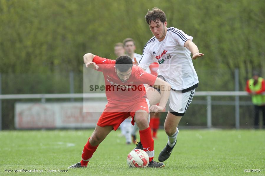 Furkan Balaban, Fabian Kreser, 15.04.2018, Kreisklasse Würzburg, SV-DJK Wombach, FV Fatihspor Karlstadt - Bild-ID: 2210939