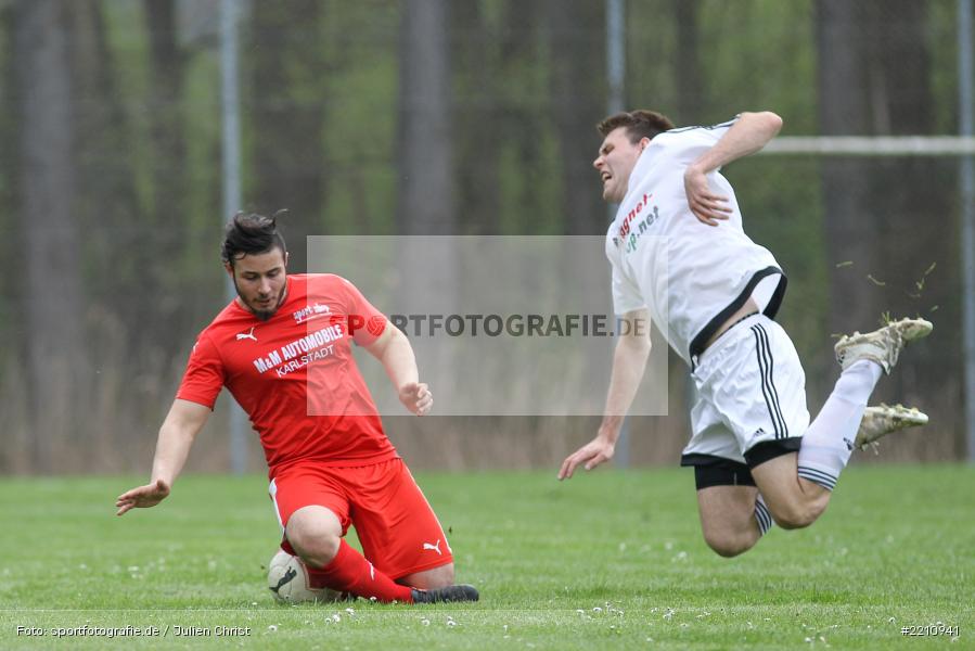 Jan Ullrich, Burak Dikici, 15.04.2018, Kreisklasse Würzburg, SV-DJK Wombach, FV Fatihspor Karlstadt - Bild-ID: 2210941