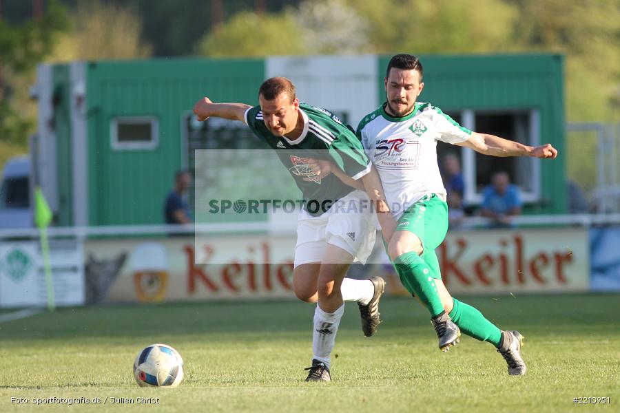Abdurrahman Marangoz, Lucas Wirzberger, 18.04.2018, Bezirksliga West, TSV Neuhütten-Wiesthal, FV Karlstadt - Bild-ID: 2210951