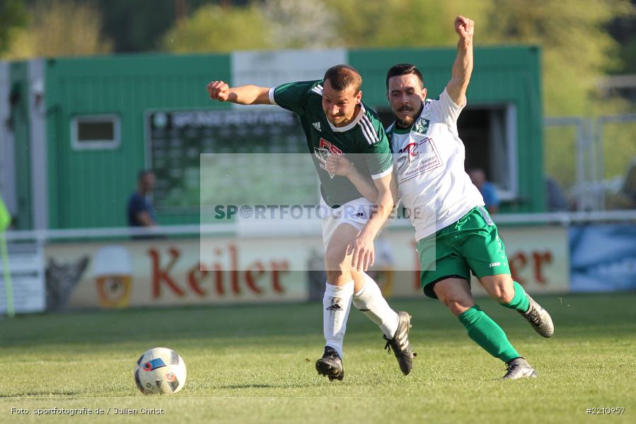 Lucas Wirzberger, Abdurrahman Marangoz, 18.04.2018, Bezirksliga West, TSV Neuhütten-Wiesthal, FV Karlstadt - Bild-ID: 2210957
