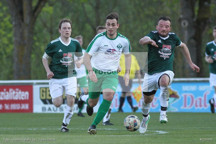 Dominik Höfling, Christian Kunkel, 18.04.2018, Bezirksliga West, TSV Neuhütten-Wiesthal, FV Karlstadt - Bild-ID: 2211019