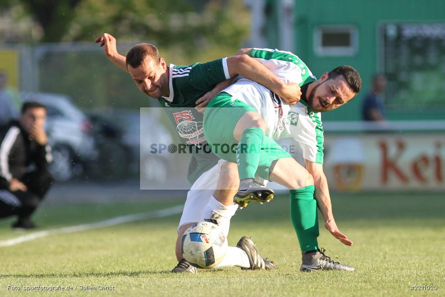 Abdurrahman Marangoz, Lucas Wirzberger, 18.04.2018, Bezirksliga West, TSV Neuhütten-Wiesthal, FV Karlstadt - Bild-ID: 2211020