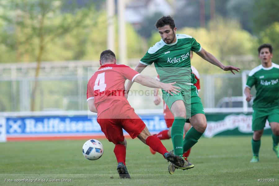 Rene Kuhn, Yusuf Gürler, A-Klasse Würzburg, 20.04.2018, TSV Güntersleben II, FV Karlstadt II - Bild-ID: 2211053