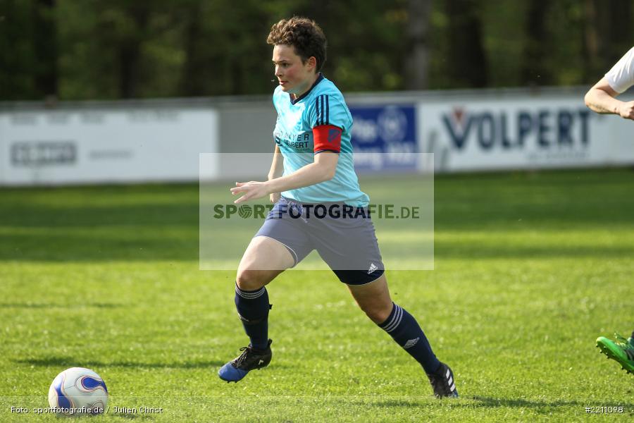 Julia Siegler, Bezirksoberliga Frauen, 21.04.2018, FVgg Kickers Aschaffenburg, SpVgg Adelsberg - Bild-ID: 2211098