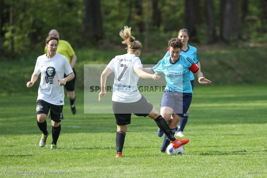 Julia Siegler, Annika Becker, Bezirksoberliga Frauen, 21.04.2018, FVgg Kickers Aschaffenburg, SpVgg Adelsberg - Bild-ID: 2211103