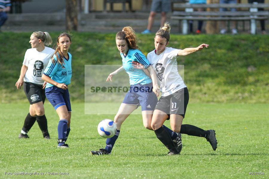 Vanessa Csapo, Michelle Herbeck, Bezirksoberliga Frauen, 21.04.2018, FVgg Kickers Aschaffenburg, SpVgg Adelsberg - Bild-ID: 2211104
