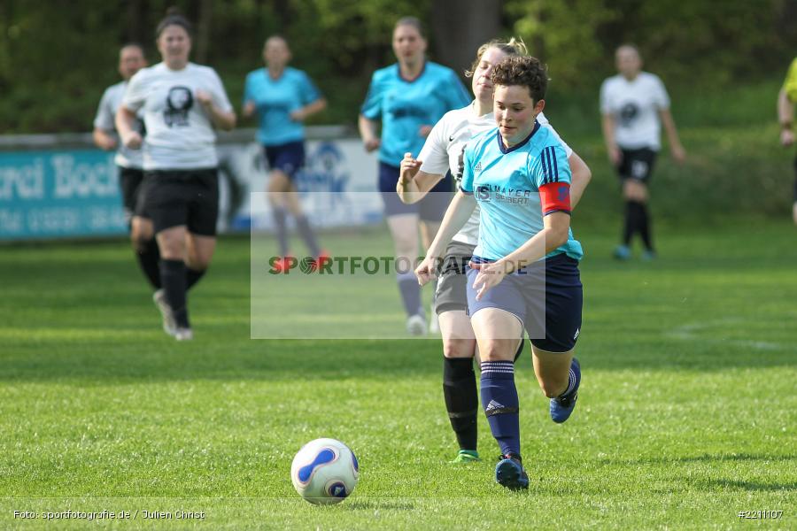 Davina Dahlem, Julia Siegler, Bezirksoberliga Frauen, 21.04.2018, FVgg Kickers Aschaffenburg, SpVgg Adelsberg - Bild-ID: 2211107