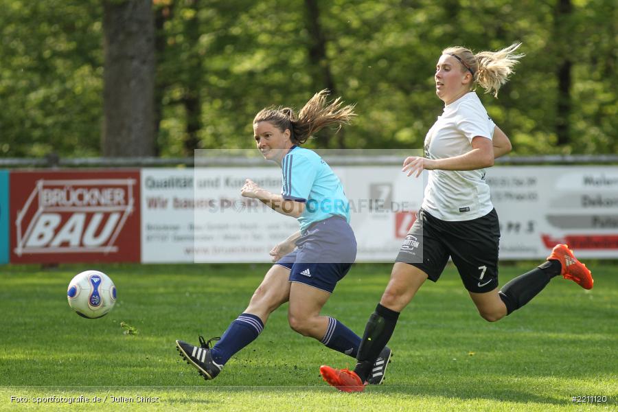 Yvonne Hemmerich, Annika Becker, Bezirksoberliga Frauen, 21.04.2018, FVgg Kickers Aschaffenburg, SpVgg Adelsberg - Bild-ID: 2211120