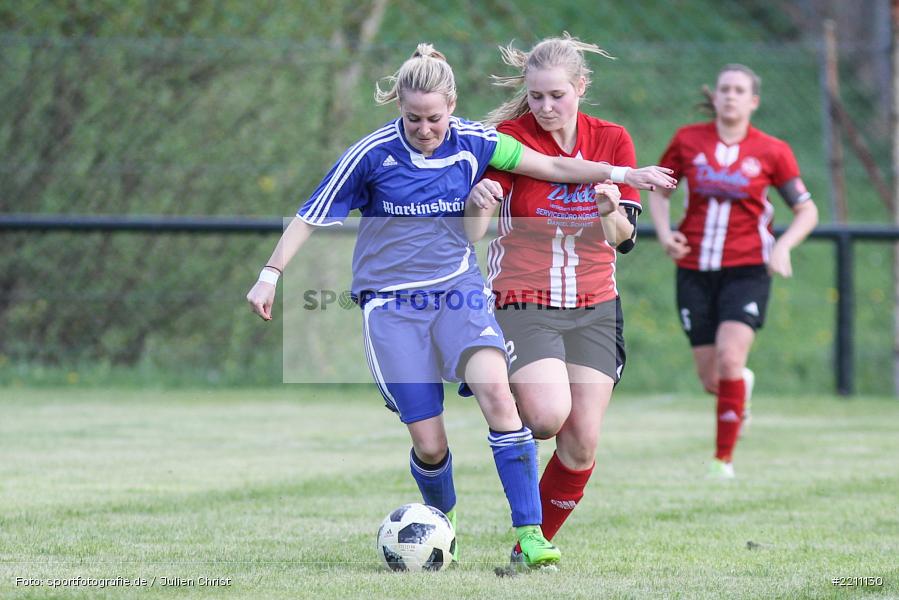 Marie Theres Franz, Patricia Schreml, 21.04.2018, Landesliga Nordwest Frauen, 1. FC Nürnberg II, FC Karsbach - Bild-ID: 2211130 Marie Theres Franz, Patricia Schreml, 21.04.2018, Landesliga Nordwest Frauen, 1. FC Nürnberg II, FC Karsbach - Bild-ID: 2211130