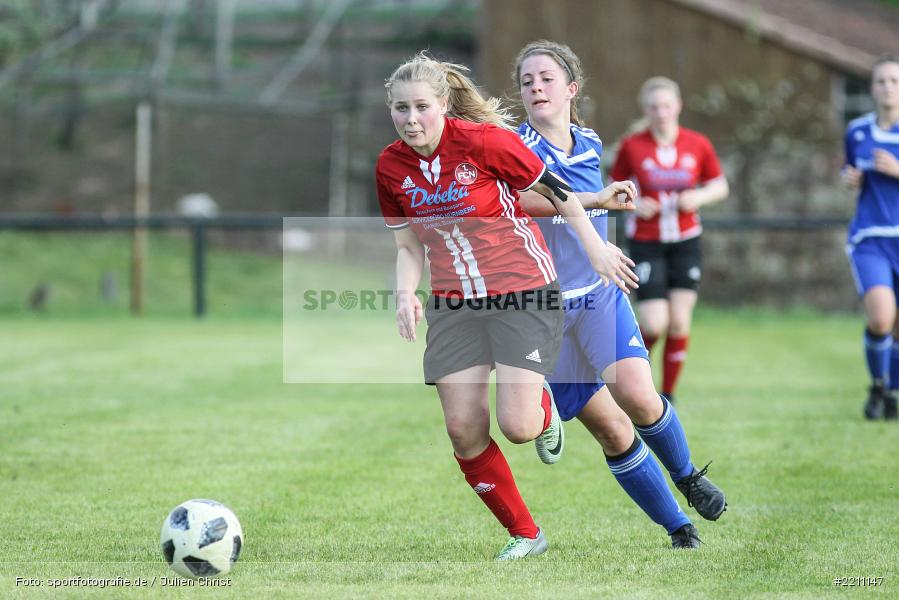 Pauline Kleinhenz, Patricia Schreml, 21.04.2018, Landesliga Nordwest Frauen, 1. FC Nürnberg II, FC Karsbach - Bild-ID: 2211147 Pauline Kleinhenz, Patricia Schreml, 21.04.2018, Landesliga Nordwest Frauen, 1. FC Nürnberg II, FC Karsbach - Bild-ID: 2211147