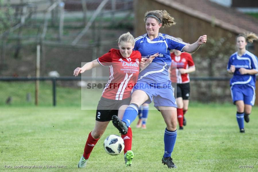 Pauline Kleinhenz, Patricia Schreml, 21.04.2018, Landesliga Nordwest Frauen, 1. FC Nürnberg II, FC Karsbach - Bild-ID: 2211148 Pauline Kleinhenz, Patricia Schreml, 21.04.2018, Landesliga Nordwest Frauen, 1. FC Nürnberg II, FC Karsbach - Bild-ID: 2211148