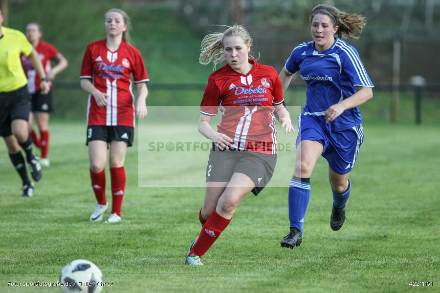 Pauline Kleinhenz, Patricia Schreml, 21.04.2018, Landesliga Nordwest Frauen, 1. FC Nürnberg II, FC Karsbach - Bild-ID: 2211151 Pauline Kleinhenz, Patricia Schreml, 21.04.2018, Landesliga Nordwest Frauen, 1. FC Nürnberg II, FC Karsbach - Bild-ID: 2211151