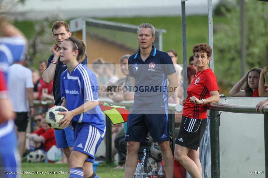 Christiane Seidel, Thomas Flakus, 21.04.2018, Landesliga Nordwest Frauen, 1. FC Nürnberg II, FC Karsbach - Bild-ID: 2211165 Christiane Seidel, Thomas Flakus, 21.04.2018, Landesliga Nordwest Frauen, 1. FC Nürnberg II, FC Karsbach - Bild-ID: 2211165
