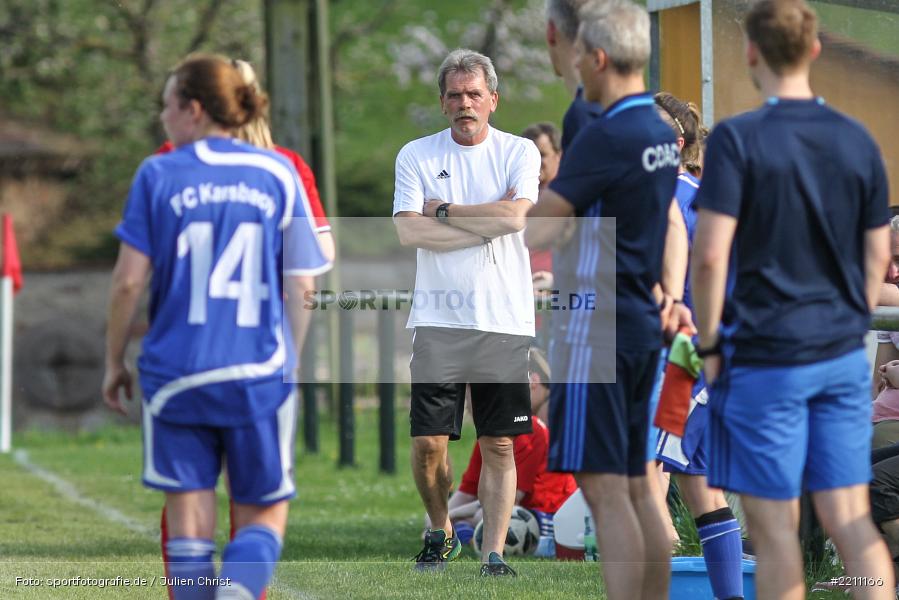 Harald Duhnke, 21.04.2018, Landesliga Nordwest Frauen, 1. FC Nürnberg II, FC Karsbach - Bild-ID: 2211166 Harald Duhnke, 21.04.2018, Landesliga Nordwest Frauen, 1. FC Nürnberg II, FC Karsbach - Bild-ID: 2211166
