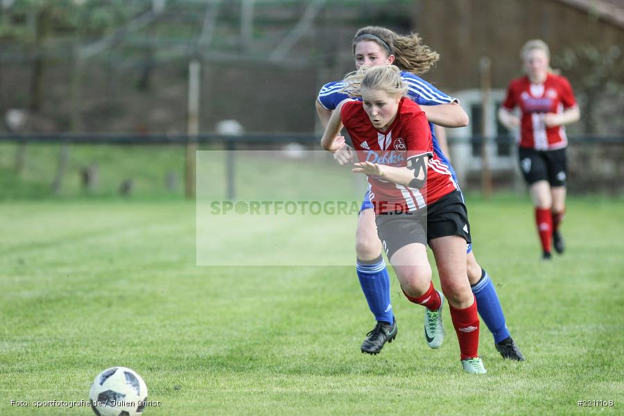 Pauline Kleinhenz, Patricia Schreml, 21.04.2018, Landesliga Nordwest Frauen, 1. FC Nürnberg II, FC Karsbach - Bild-ID: 2211168 Pauline Kleinhenz, Patricia Schreml, 21.04.2018, Landesliga Nordwest Frauen, 1. FC Nürnberg II, FC Karsbach - Bild-ID: 2211168