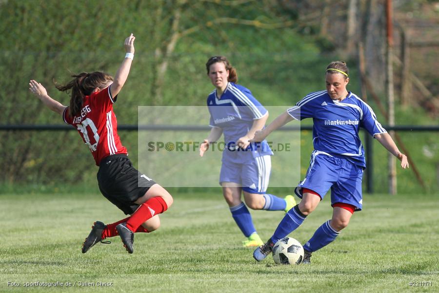 Lena Graf, Steffi Kneitz, 21.04.2018, Landesliga Nordwest Frauen, 1. FC Nürnberg II, FC Karsbach - Bild-ID: 2211171