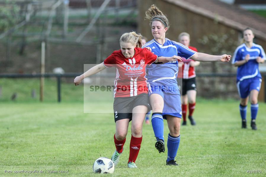 Pauline Kleinhenz, Patricia Schreml, 21.04.2018, Landesliga Nordwest Frauen, 1. FC Nürnberg II, FC Karsbach - Bild-ID: 2211172 Pauline Kleinhenz, Patricia Schreml, 21.04.2018, Landesliga Nordwest Frauen, 1. FC Nürnberg II, FC Karsbach - Bild-ID: 2211172