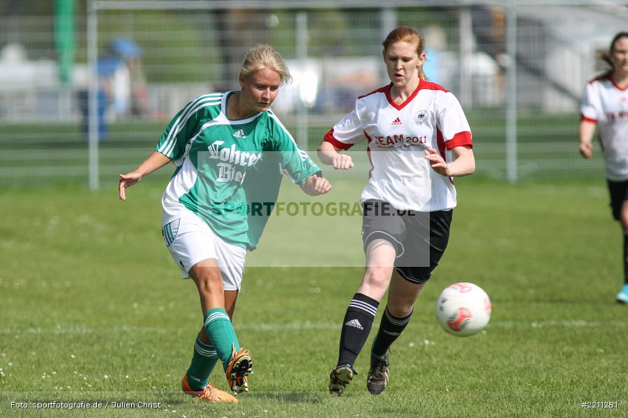 Pia Gehrsitz, Tamara Beeck, 22.04.2018, Kreisliga Frauen, (SG) FC Hammelburg / SpVgg Adelsberg 2, FV Karlstadt - Bild-ID: 2211281