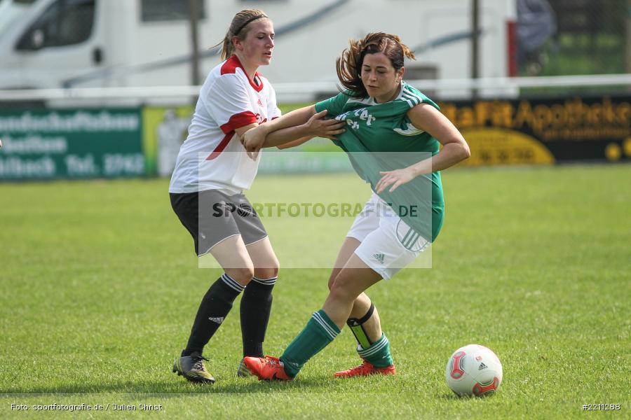 Judith Fella, Kerstin Reiss, 22.04.2018, Kreisliga Frauen, (SG) FC Hammelburg / SpVgg Adelsberg 2, FV Karlstadt - Bild-ID: 2211288