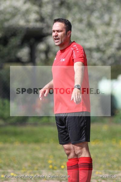 Christian Weikinger, 22.04.2018, Kreisklasse Würzburg, SV Rieneck, SG Burgsinn - Bild-ID: 2211338