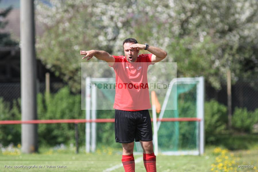 Christian Weikinger, 22.04.2018, Kreisklasse Würzburg, SV Rieneck, SG Burgsinn - Bild-ID: 2211356