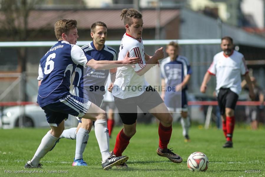 Luca Knöll, Luka Pernitschka, 22.04.2018, Kreisklasse Würzburg, SV Rieneck, SG Burgsinn - Bild-ID: 2211363