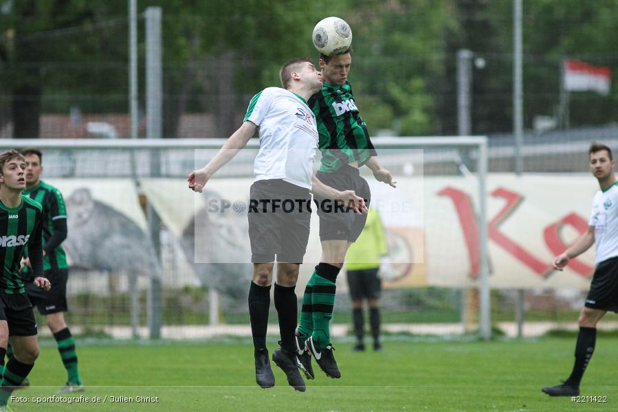 Manuel Schneider, Johannes Albert, 25.04.2018, Bezirksliga West, TuS 1893 Aschaffenburg-Leider, FV Karlstadt - Bild-ID: 2211422 Manuel Schneider, Johannes Albert, 25.04.2018, Bezirksliga West, TuS 1893 Aschaffenburg-Leider, FV Karlstadt - Bild-ID: 2211422