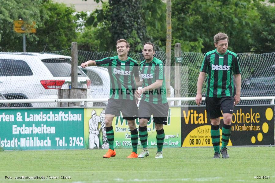 Daniel Meßner, 25.04.2018, Bezirksliga West, TuS 1893 Aschaffenburg-Leider, FV Karlstadt - Bild-ID: 2211429