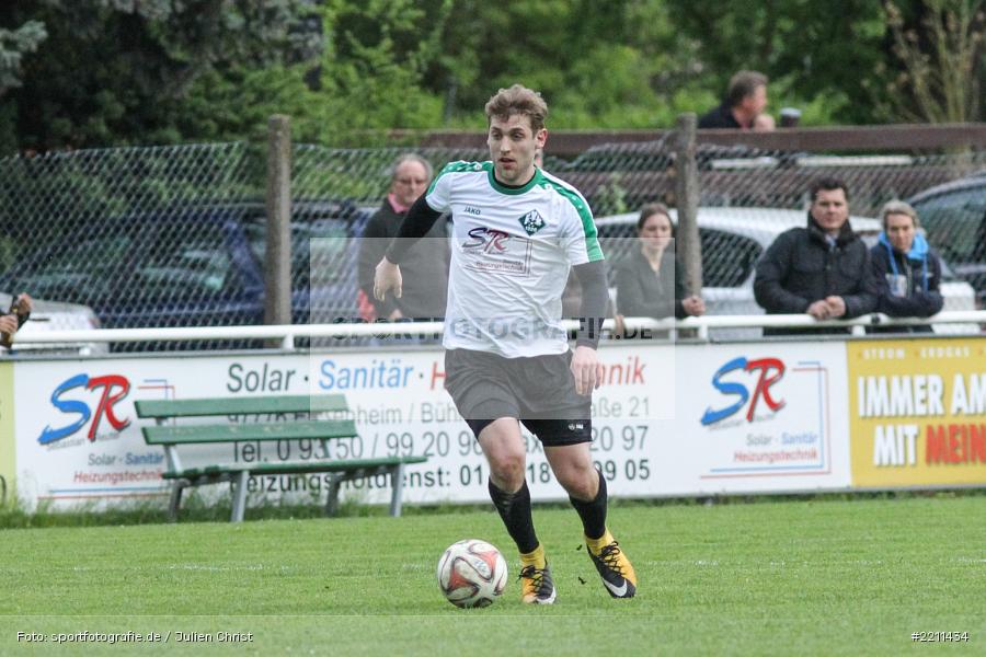 Timo Rützel, 25.04.2018, Bezirksliga West, TuS 1893 Aschaffenburg-Leider, FV Karlstadt - Bild-ID: 2211434