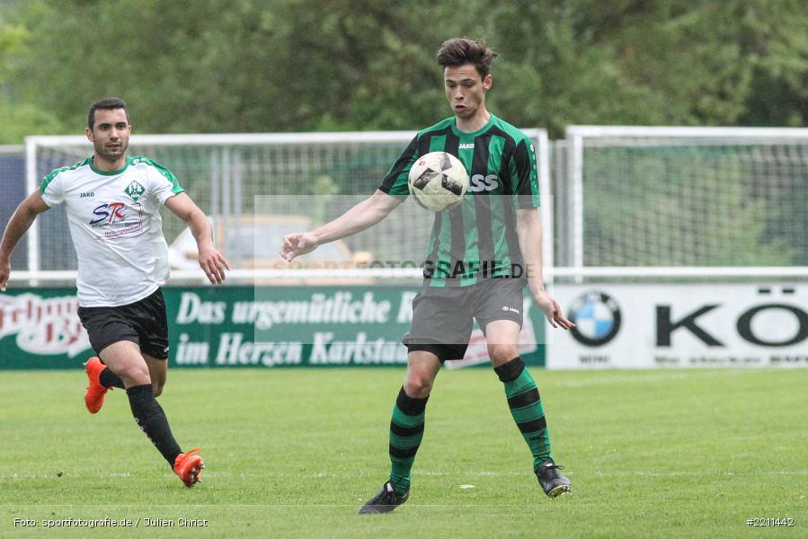 Manuel Schneider, 25.04.2018, Bezirksliga West, TuS 1893 Aschaffenburg-Leider, FV Karlstadt - Bild-ID: 2211442 Manuel Schneider, 25.04.2018, Bezirksliga West, TuS 1893 Aschaffenburg-Leider, FV Karlstadt - Bild-ID: 2211442