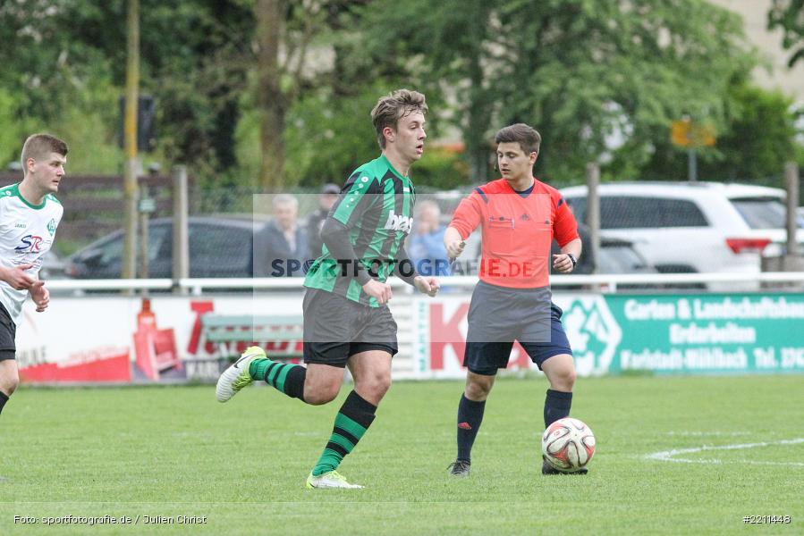 Paul Gogl, 25.04.2018, Bezirksliga West, TuS 1893 Aschaffenburg-Leider, FV Karlstadt - Bild-ID: 2211448