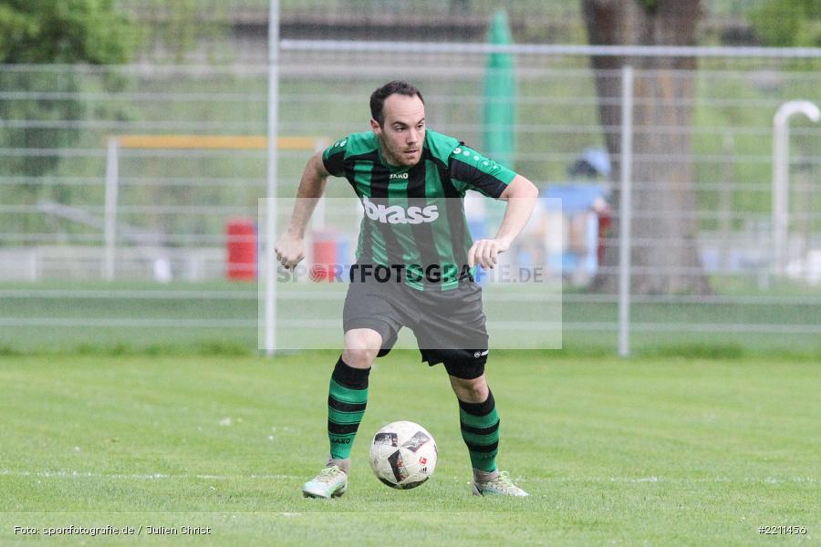 Carlo Barth, 25.04.2018, Bezirksliga West, TuS 1893 Aschaffenburg-Leider, FV Karlstadt - Bild-ID: 2211456