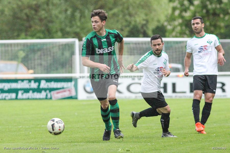 Manuel Schneider, 25.04.2018, Bezirksliga West, TuS 1893 Aschaffenburg-Leider, FV Karlstadt - Bild-ID: 2211460