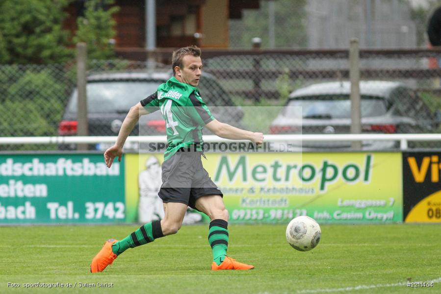 Daniel Meßner, 25.04.2018, Bezirksliga West, TuS 1893 Aschaffenburg-Leider, FV Karlstadt - Bild-ID: 2211464