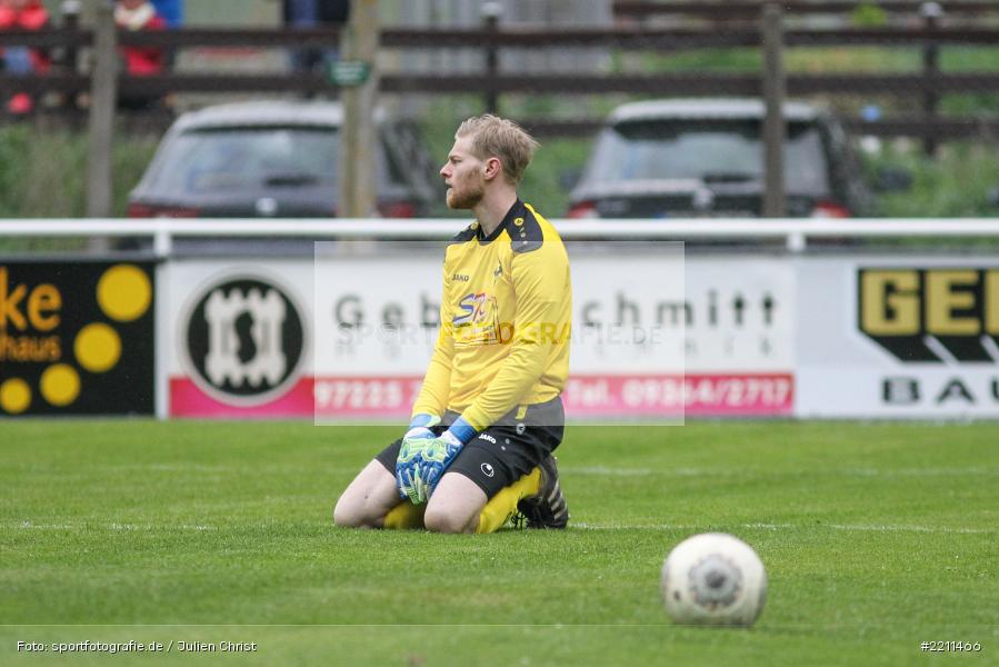 Kai Belz, 25.04.2018, Bezirksliga West, TuS 1893 Aschaffenburg-Leider, FV Karlstadt - Bild-ID: 2211466
