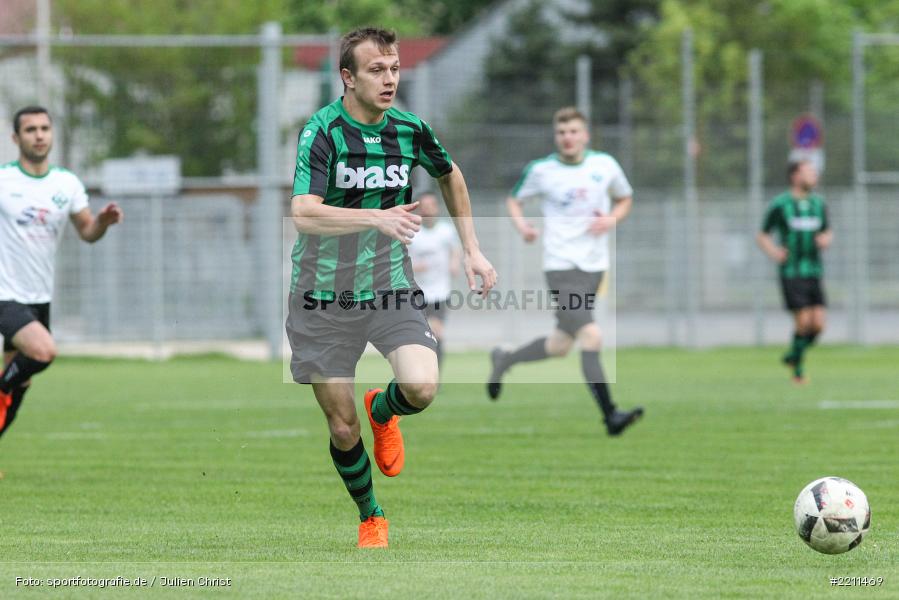 Daniel Meßner, 25.04.2018, Bezirksliga West, TuS 1893 Aschaffenburg-Leider, FV Karlstadt - Bild-ID: 2211469