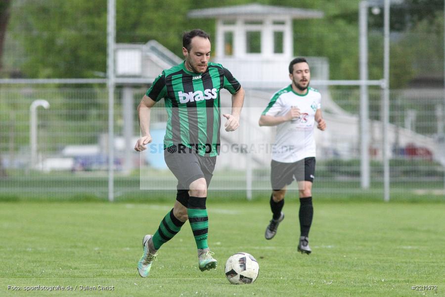 Carlo Barth, 25.04.2018, Bezirksliga West, TuS 1893 Aschaffenburg-Leider, FV Karlstadt - Bild-ID: 2211472