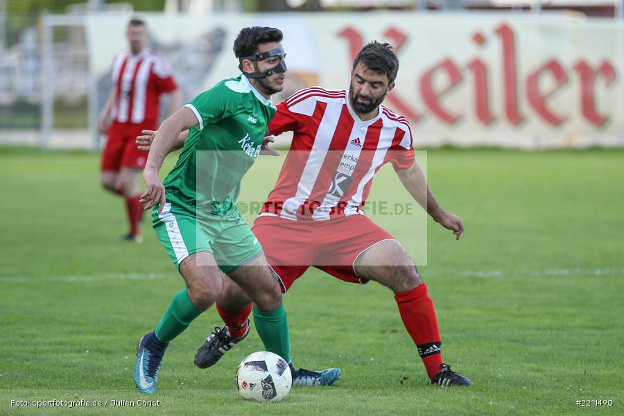 Johannes Benkert, Serkan Serbetcioglu, 26.04.2018, A-Klasse Würzburg, TSV Erlabrunn, FV Karlstadt II - Bild-ID: 2211490