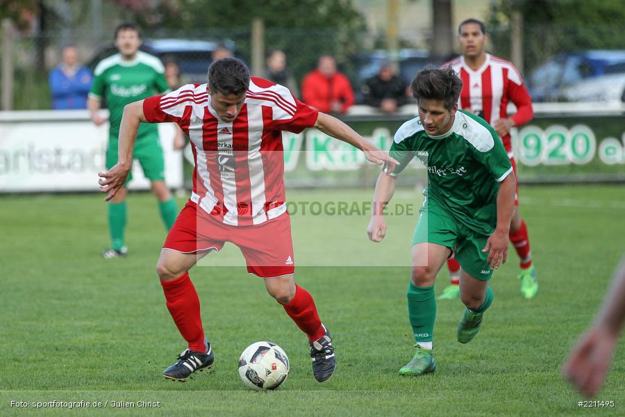 Ersin Özdemir, Alexander Flach, 26.04.2018, A-Klasse Würzburg, TSV Erlabrunn, FV Karlstadt II - Bild-ID: 2211495