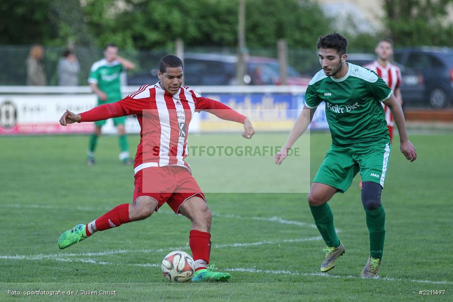 Yusuf Gürler, Angelo Messina, 26.04.2018, A-Klasse Würzburg, TSV Erlabrunn, FV Karlstadt II - Bild-ID: 2211497