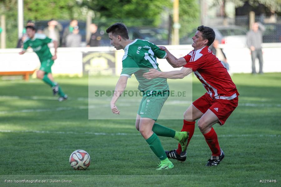 Niklas Scherer, Alexander Flach, 26.04.2018, A-Klasse Würzburg, TSV Erlabrunn, FV Karlstadt II - Bild-ID: 2211498