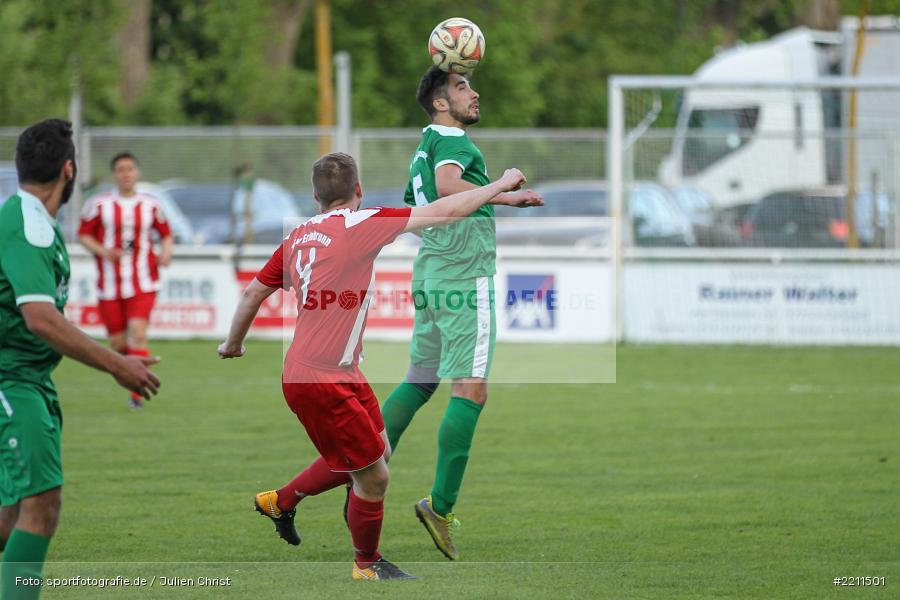 Rene Langhirt, Yusuf Gürler, 26.04.2018, A-Klasse Würzburg, TSV Erlabrunn, FV Karlstadt II - Bild-ID: 2211501
