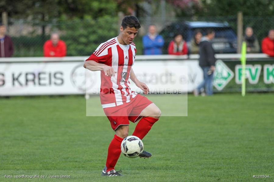 Alexander Flach, 26.04.2018, A-Klasse Würzburg, TSV Erlabrunn, FV Karlstadt II - Bild-ID: 2211504