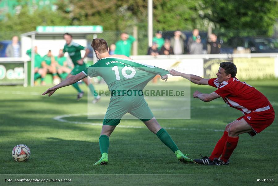 Niklas Scherer, Alexander Flach, 26.04.2018, A-Klasse Würzburg, TSV Erlabrunn, FV Karlstadt II - Bild-ID: 2211507