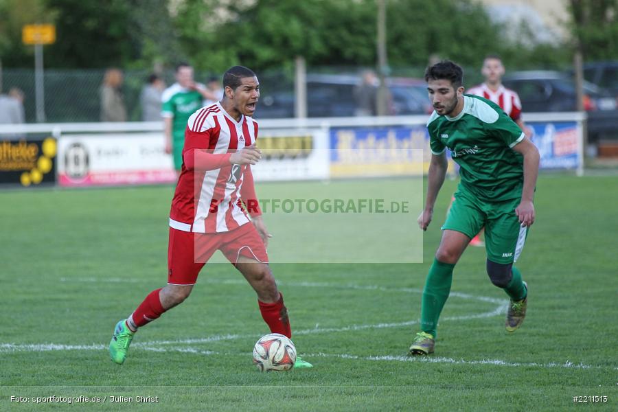 Angelo Messina, Yusuf Gürler, 26.04.2018, A-Klasse Würzburg, TSV Erlabrunn, FV Karlstadt II - Bild-ID: 2211513